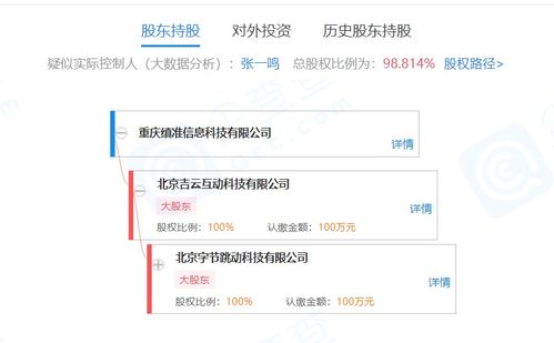 字節(jié)跳動(dòng)關(guān)聯(lián)公司布局信息系統(tǒng)集成服務(wù)，投資成立重慶縝準(zhǔn)信息科技